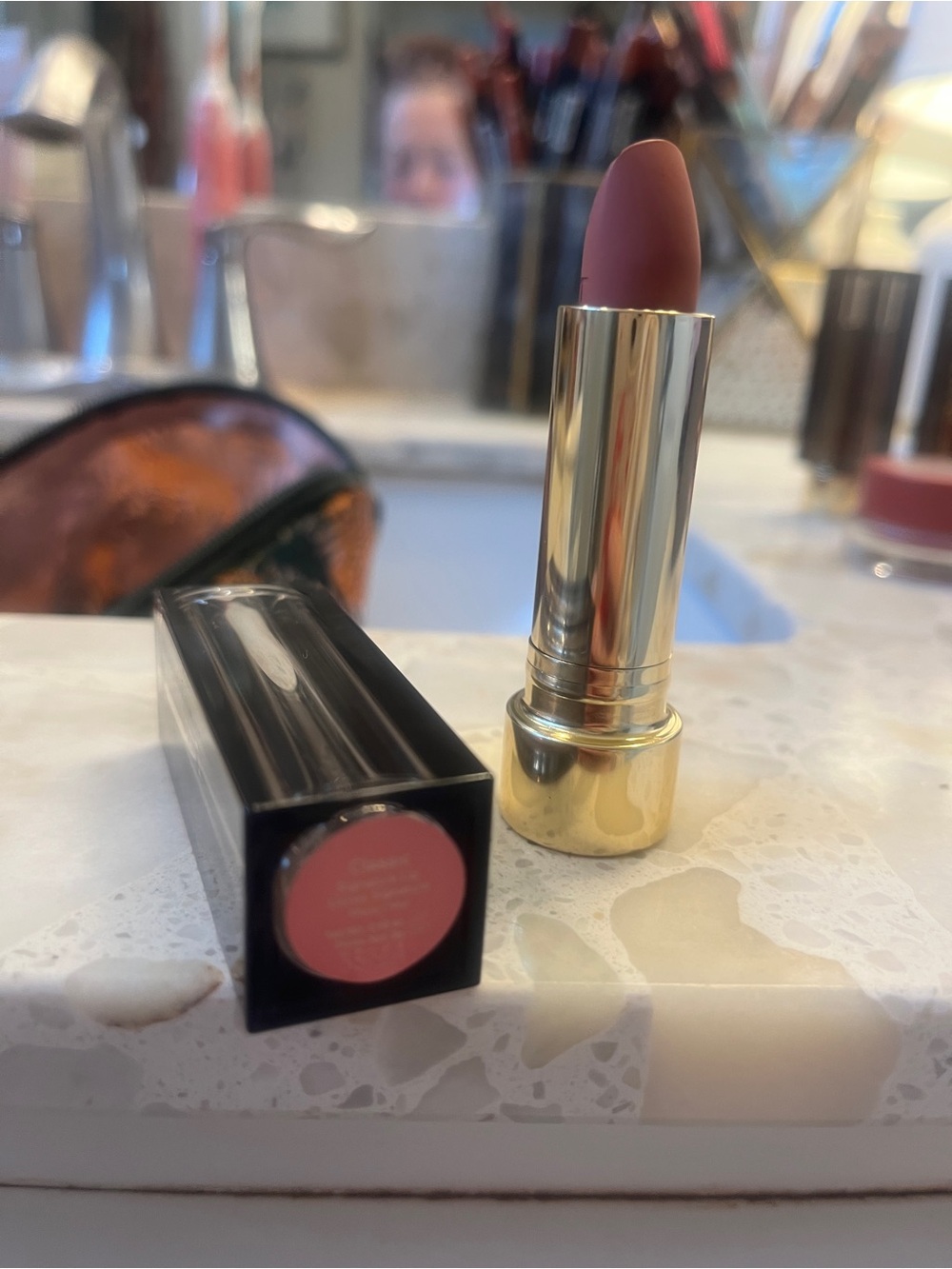 Luxury Cream Lipstick in Mauve Pink - Women Makeup